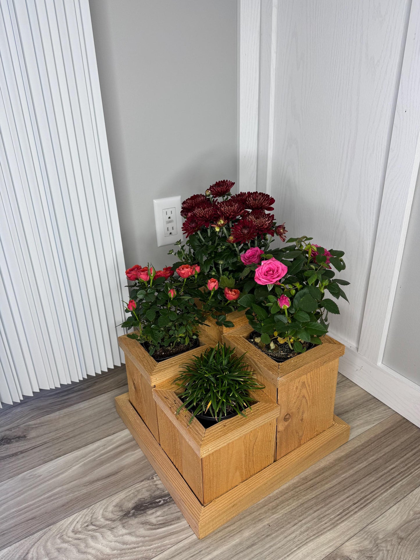 Cedar Wood Planter/ Herb Garden