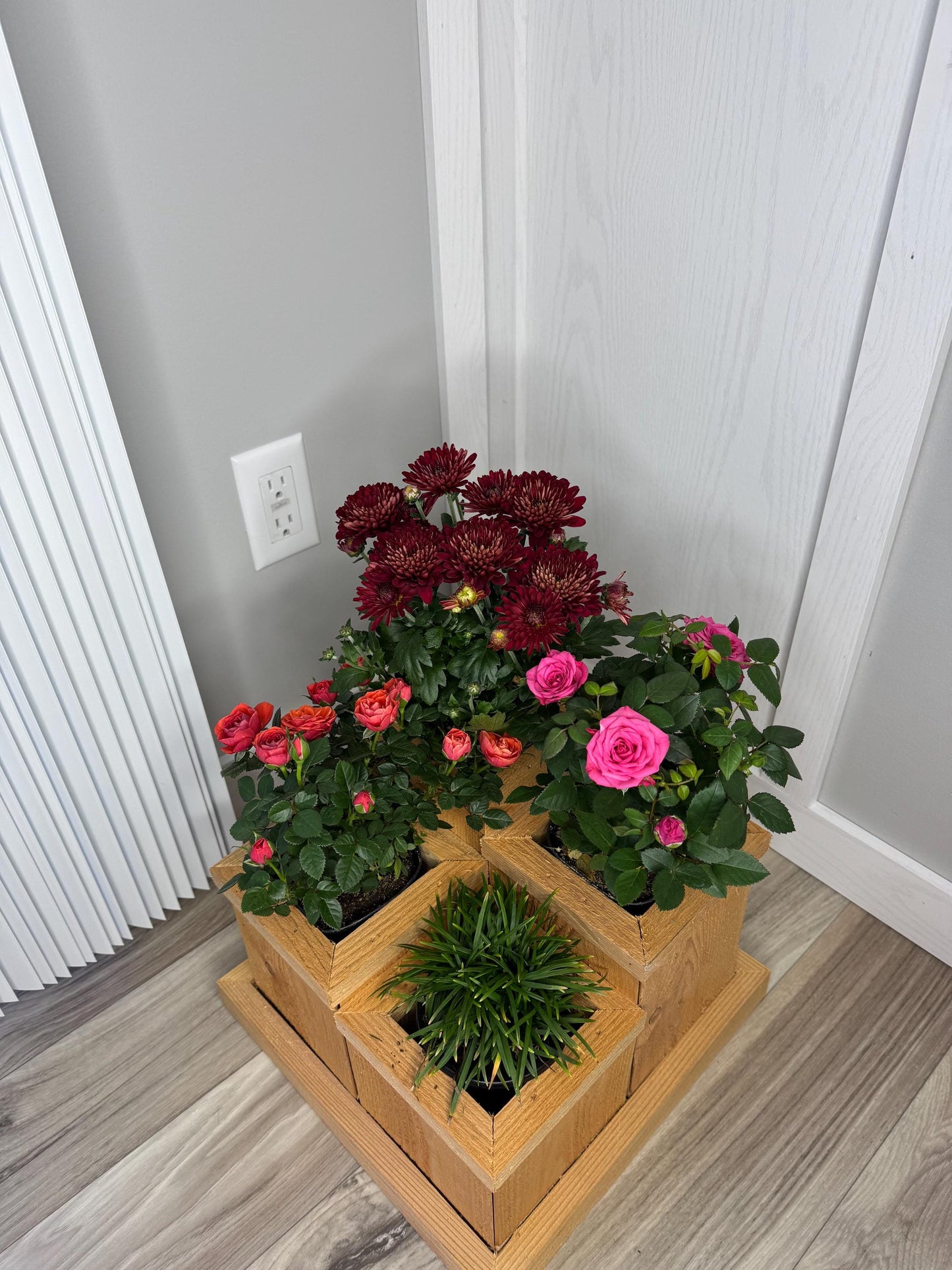 Cedar Wood Planter/ Herb Garden