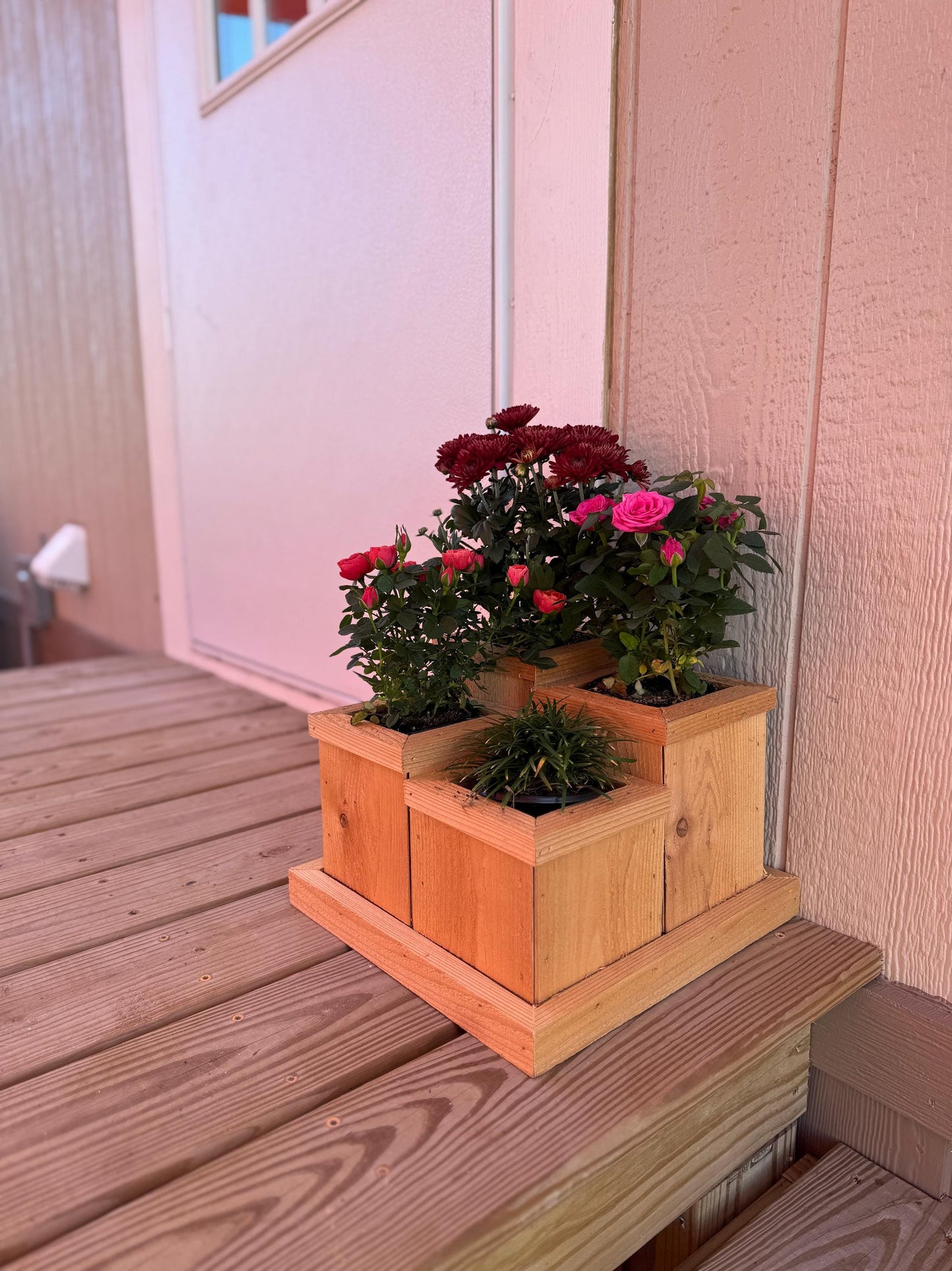 Cedar Wood Planter/ Herb Garden